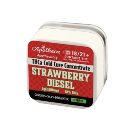 THC-A Cold Cure Concentrate - Strawberry Diesel - Hybrid