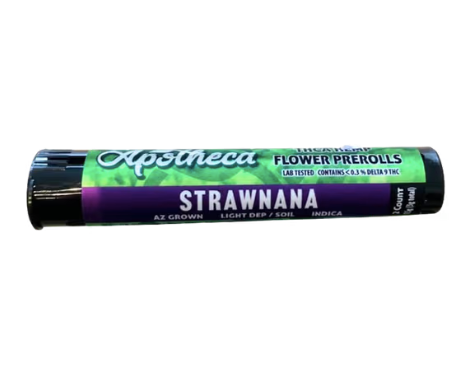 THCa Tubed Preroll 2ct - Strawnana - Indica